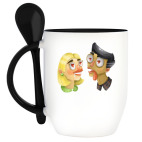 Кружка с ложкой