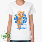 Женская футболка органик