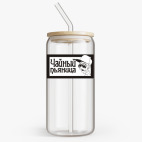 Банка с бамбуковой крышкой