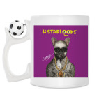 Кружка с футбольным мячиком