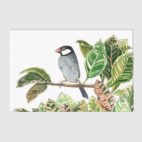 Птичка в цветах