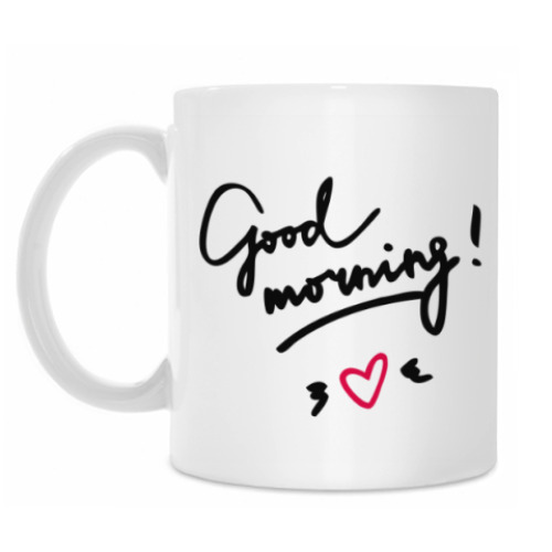 Кружка с принтом Good morning/Доброе утро