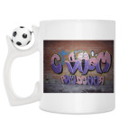 Кружка с футбольным мячиком