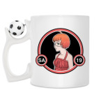 Кружка с футбольным мячиком