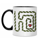 Кружка двухцветная