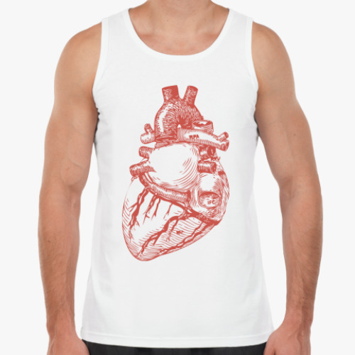 Майка с принтом Сердце