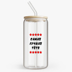 Банка с бамбуковой крышкой