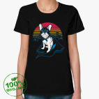 Женская футболка органик