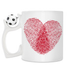 Кружка с футбольным мячиком