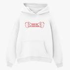 Толстовка худи оверсайз