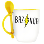 Кружка с ложкой Bazinga