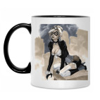 Кружка двухцветная