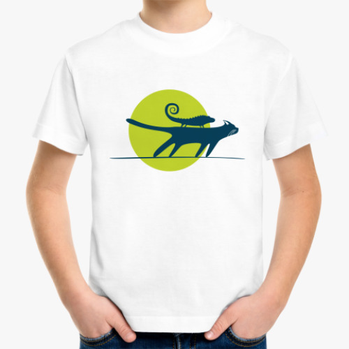 Детская футболка с принтом Scale'n'Fur