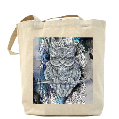 Сумка шоппер с принтом Сова