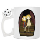 Кружка с футбольным мячиком