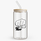 Банка с бамбуковой крышкой