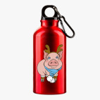 Металлическая бутылка 400 мл UV-DTF