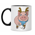 Кружка двухцветная