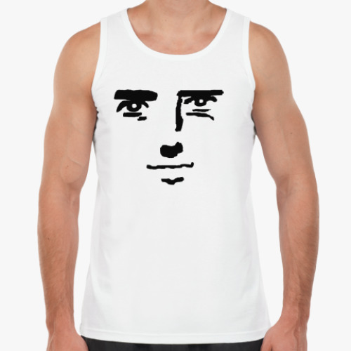 Майка с принтом face