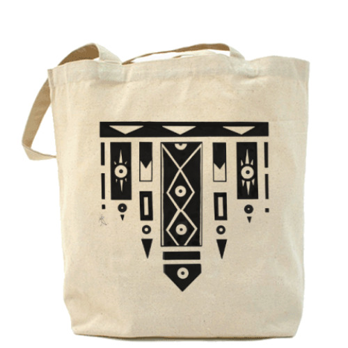 Сумка шоппер с принтом Геометрия вещей