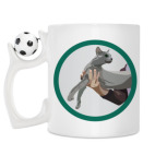 Кружка с футбольным мячиком