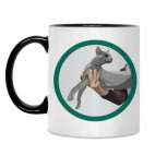 Кружка двухцветная