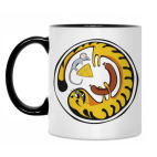 Кружка двухцветная