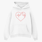 Толстовка худи оверсайз