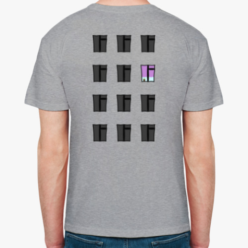 Футболка с принтом Одиночество