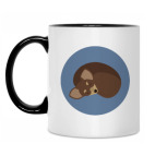 Кружка двухцветная