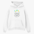 Толстовка худи оверсайз