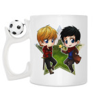 Кружка с футбольным мячиком