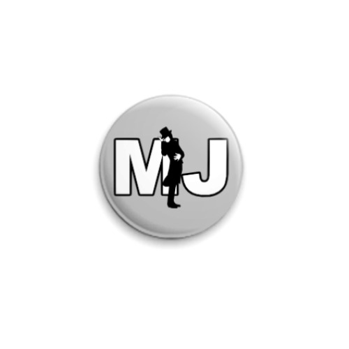 Значок 25мм  'Letters&Man'