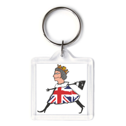 Брелок с принтом  'Королева'