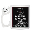 Кружка с футбольным мячиком