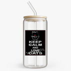 Банка с бамбуковой крышкой