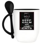 Кружка с ложкой