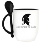 Кружка с ложкой