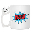 Кружка с футбольным мячиком