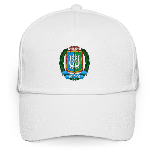 Кепка бейсболка с принтом Герб ХМАО