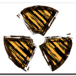 Знак радиации.