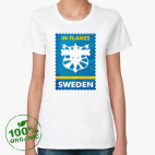 Женская футболка органик