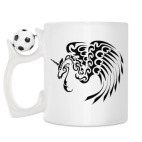 Кружка с футбольным мячиком