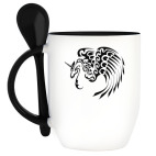 Кружка с ложкой