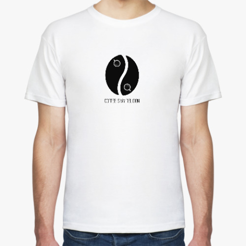 Футболка с принтом Coffee is my religion