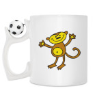 Кружка с футбольным мячиком