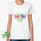 Женская футболка органик