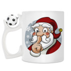 Кружка с футбольным мячиком