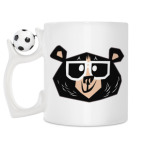 Кружка с футбольным мячиком