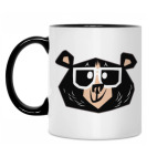 Кружка двухцветная